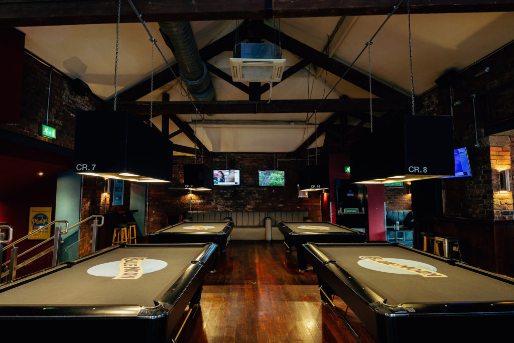 Full Size American Pool Tables The Common Room Sports Bar Sheffield