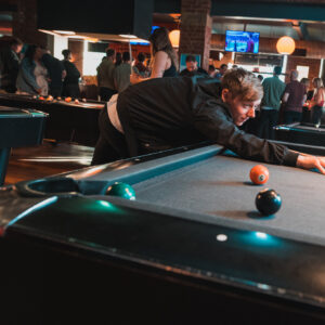 Pool table at the common room sheffield