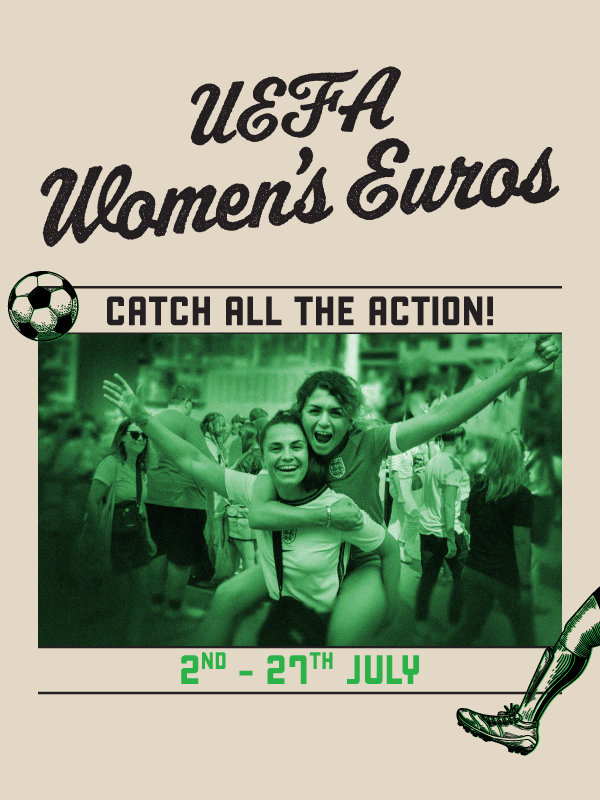 Women's Euro 2025 What's On Live Sport Sheffield City Centre Food & Drink. Sports Bar.